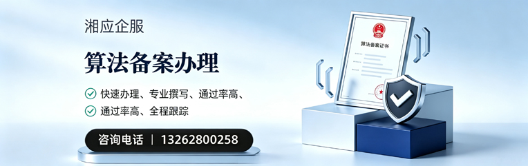 岳阳算法备案申报服务