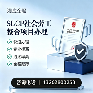 岳阳SLCP社会劳工整合项目申报服务