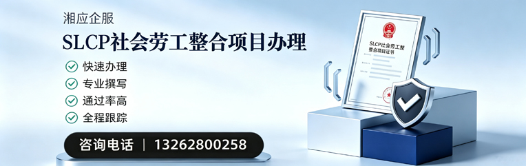 岳阳SLCP社会劳工整合项目申报服务