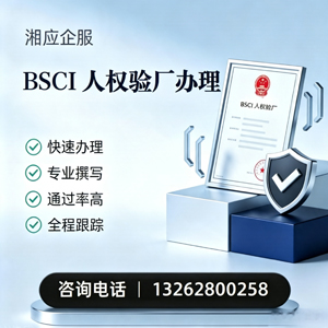 岳阳BSCI人权验厂申请服务