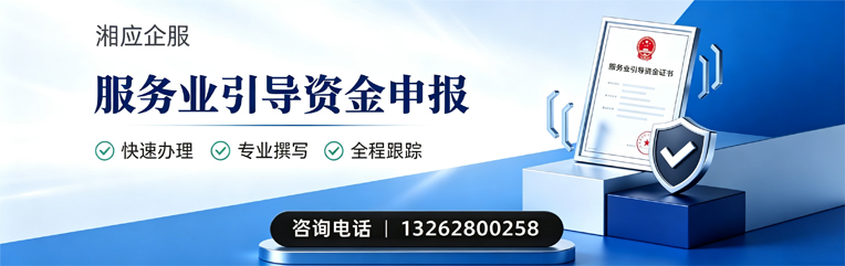 岳阳服务业引导资金申报服务