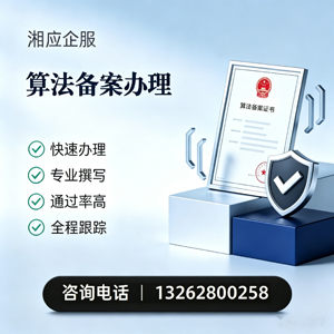 岳阳算法备案申报服务